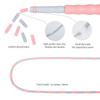 Soft Beaded Jump Rope Non-Slip Handle izable Fit Tangle-Free Segmented Fitness Skipping Rope Keeping Fit Training Playing