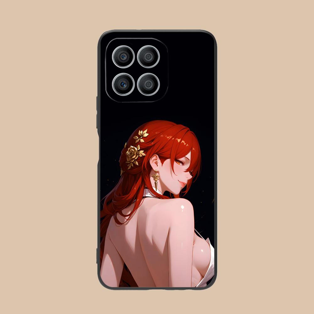 HSR Himeko Matte TPU Mobile Phone Case for Honor 90 80 70 60 50 30 20 10 9 8 7 Pro S SE Lite 5G Colorful Printing Cover