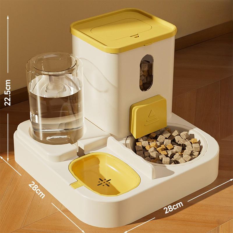 Automatic Cat Feeding Water Dispenser, Dog Bowl, Cat Basin, Two-in-one Water Dispenser, Cat Bowl, Pet Supplies
