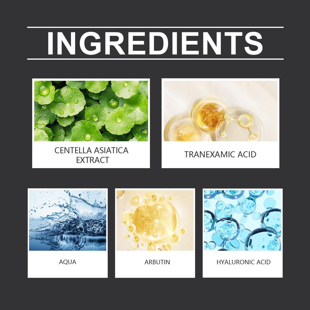 Centella Asiatica Brightening, Facial Whitening And Moisturizing Care, Rejuvenates Skin, Reduces Redness, Swelling And Skin Irritation, 30ML