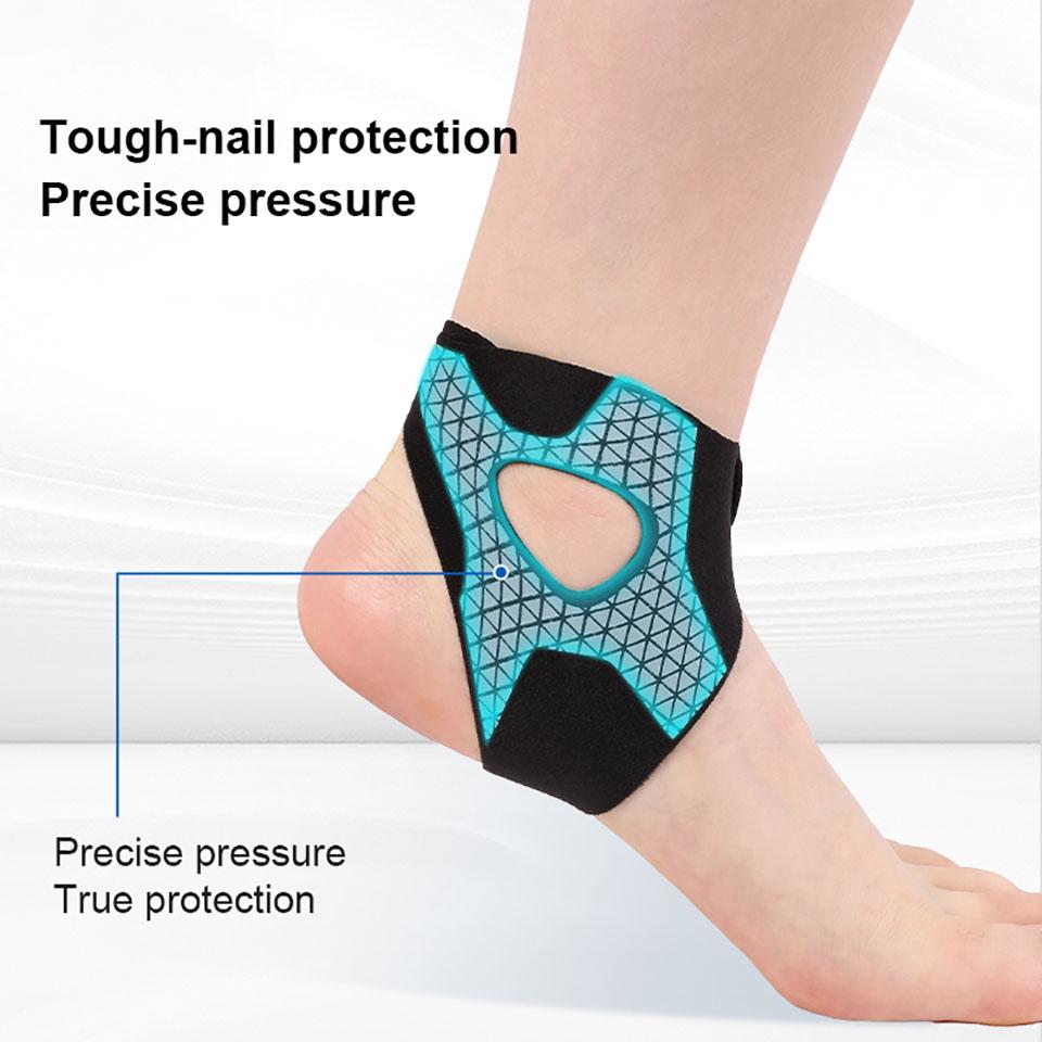 Gtubike 1Pcs Ankle Brace Bi-Directional Strap Compression Stabilizes Tendons Motion Ankle Fixation Brace Prevents Ankle Sprains