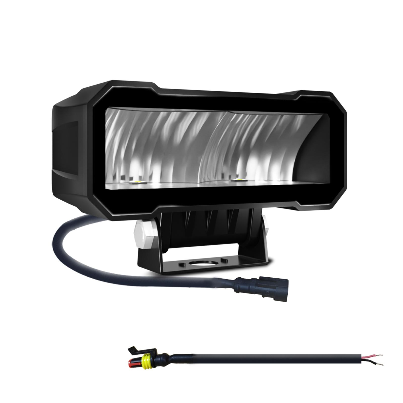 

Светодиодный рабочий свет 6000K 5-дюймовый автомобильный преломляющий рабочий свет дальнего света IP68 водонепроницаемые точечные светильники для 36-hole pen curtain чёрный