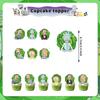 Rick And Morty Fans Child Birthday Party Decoration Anime Character Cake Topper Balloon Set Baby Shower Banner Adults Kids Gift