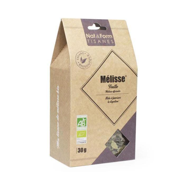 Nat & Form Tisane Mélisse Bio 30g