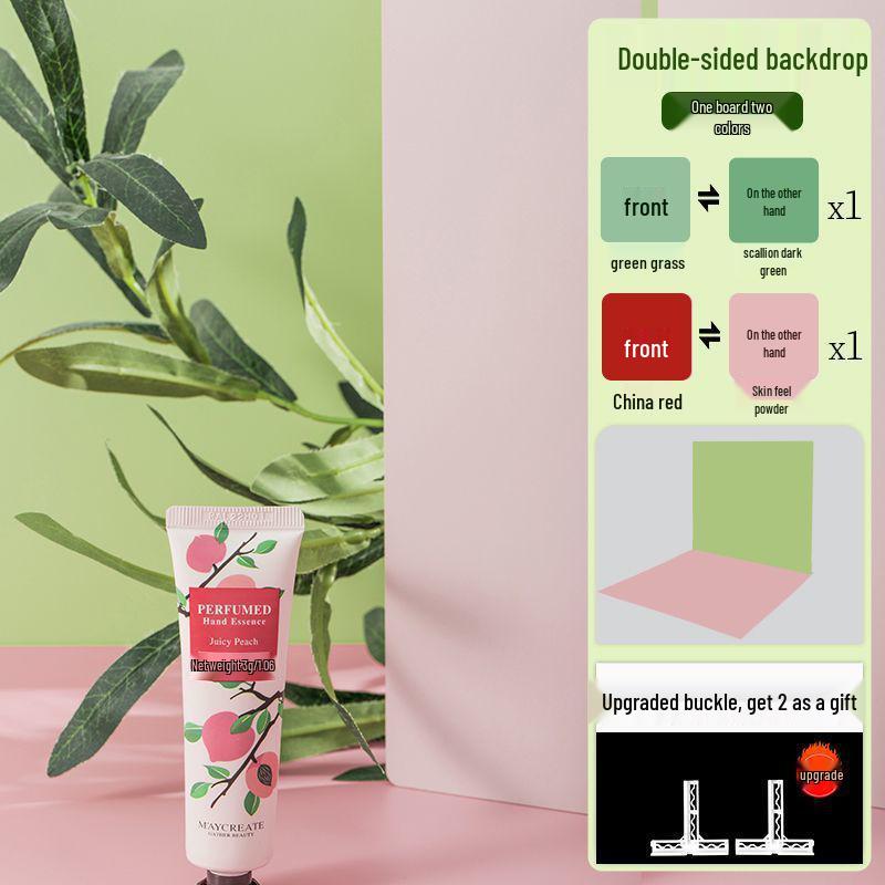 Solid Color Photography Backdrop - PVC Film for Cosmetics, Still Life, Cakes, and Food Photography Props