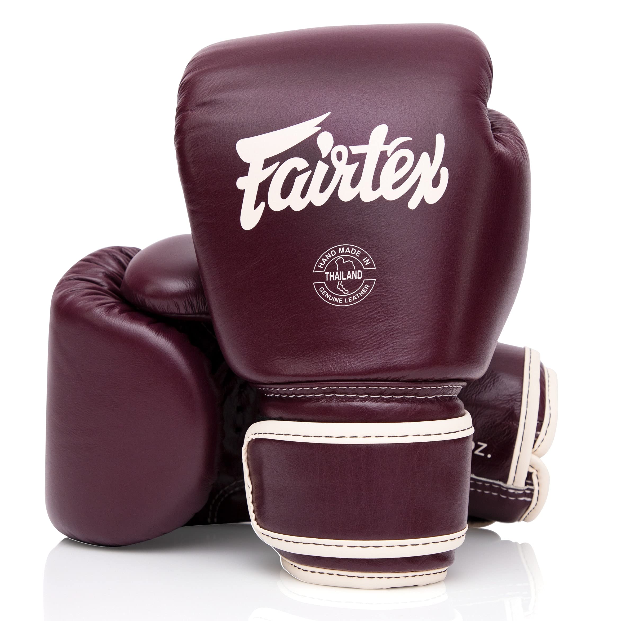 

Боксерские перчатки Fairtex BGV16 Maroon из натуральной кожи (10 унций)
