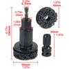 Automobile Wheel Hub Axle Head Brake Disc Grinding Head Rust Removal Maintenance Tool Stud Removal Tool Rust Remover Cleaner Kit