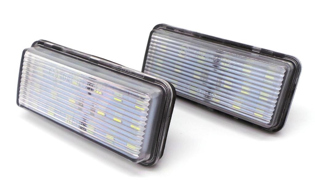 LED License Plate Lights 2pcs Compatible with Toyota, Lexus, 12V Off-Road