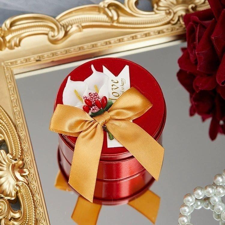 Set of 10 Creative Wedding Candy Tin Boxes - 2025 New Style, Iron, Free Shipping