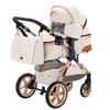 YAZOCO - 3-in-1 Kombikinderwagen - Mit Babywanne-Autositz - Bis 15 kg - Weiß