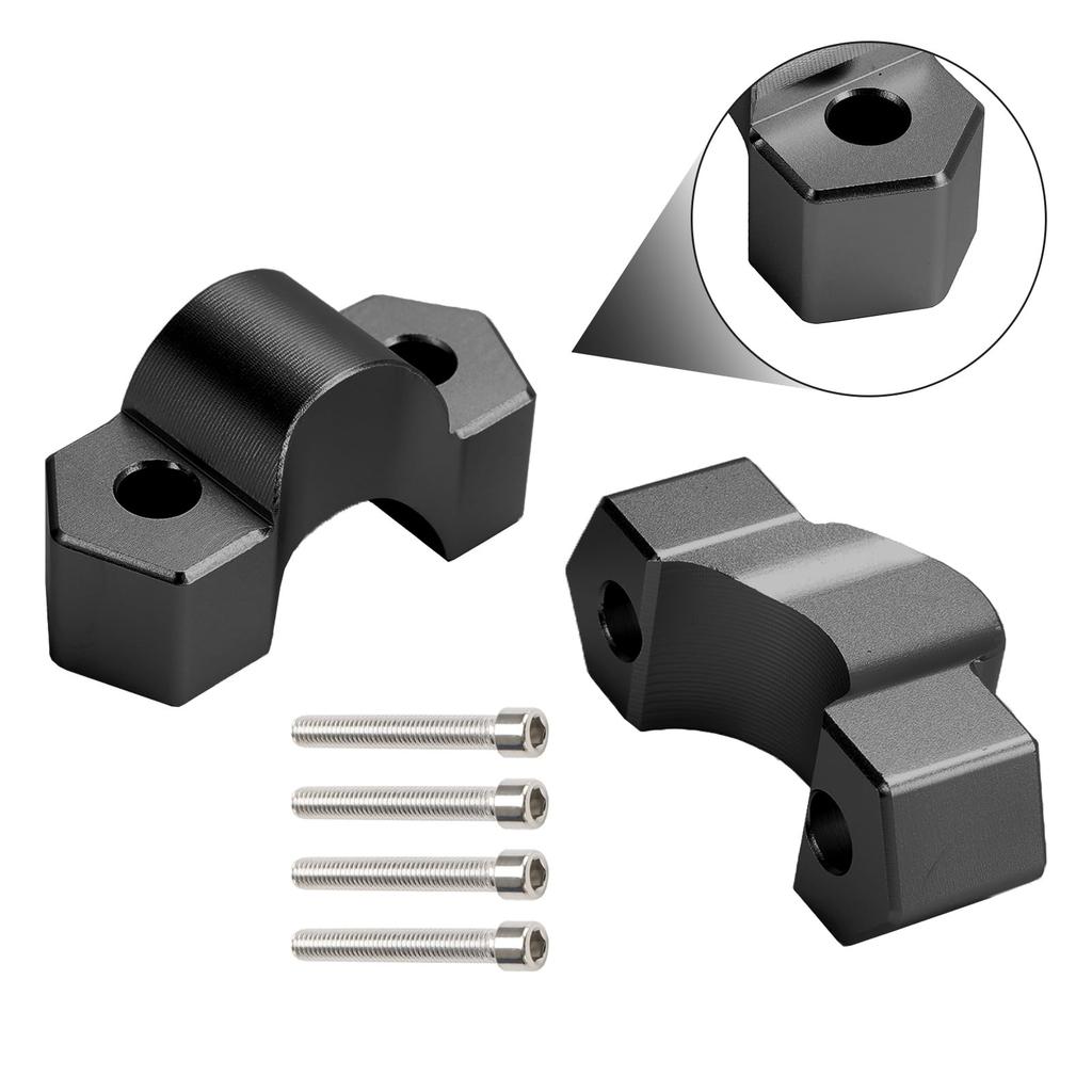 Artudatech Motorcycle Handlebar Riser for F50 GS/Adventure 2018-2023 25mm 1" M8 Allen Bolt Motorcycle Handle Riser Aluminum Black