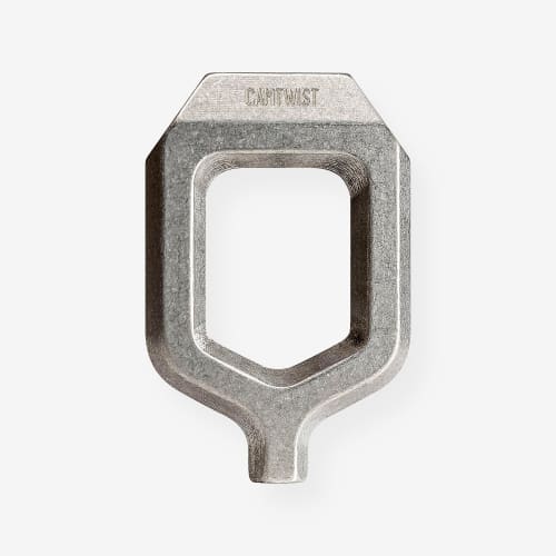 

CAMTWIST 2-in-1 Camera Screwdriver, Coin/Hex (Titanium)