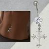 Personality Cross Pendants Navel Rings For Women Zircon Belly Button Nail Body Piercings Jewelry