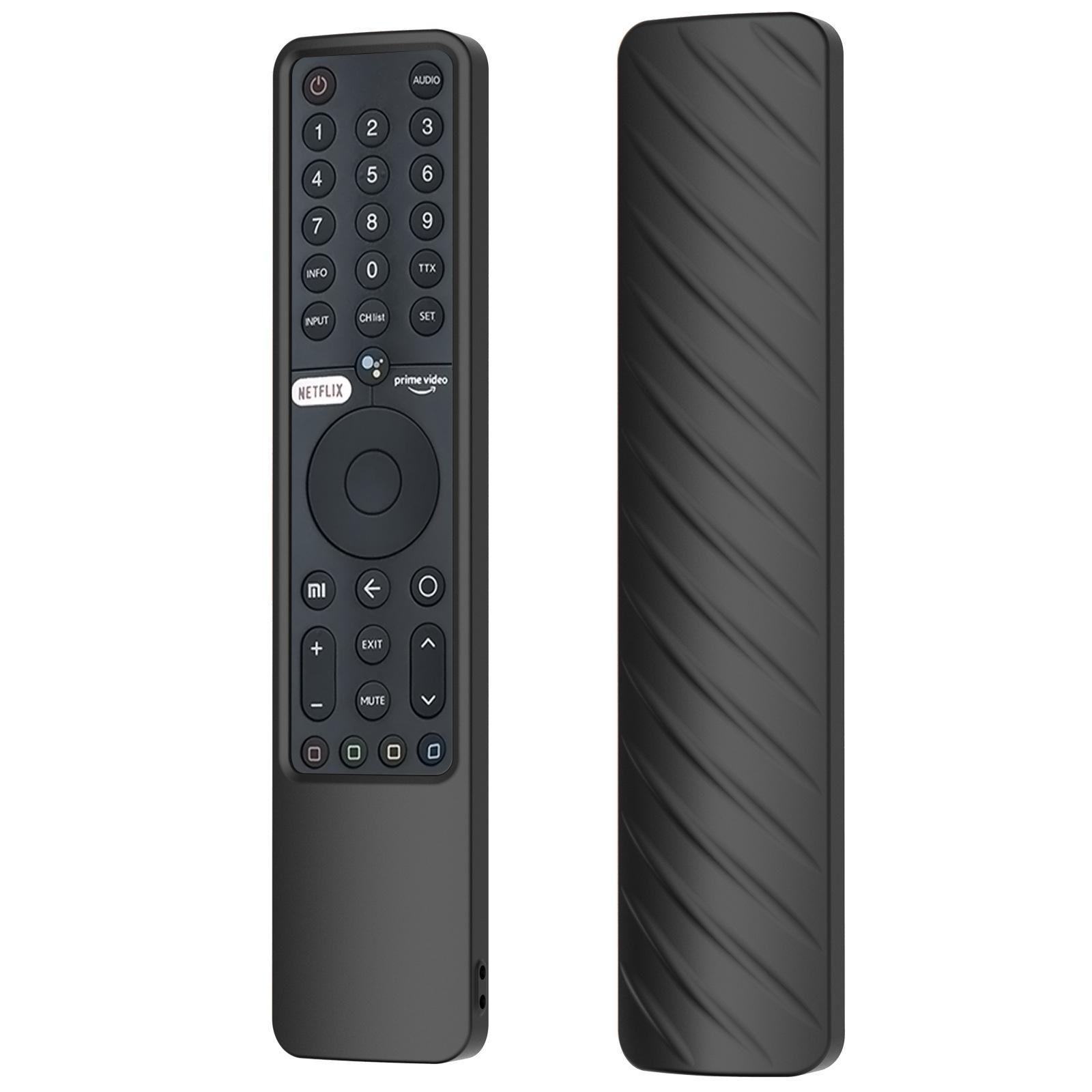 

For Xiaomi Mi TV P1 Remote Controller Twill Design Anti-Drop Silicone Protective Cover A