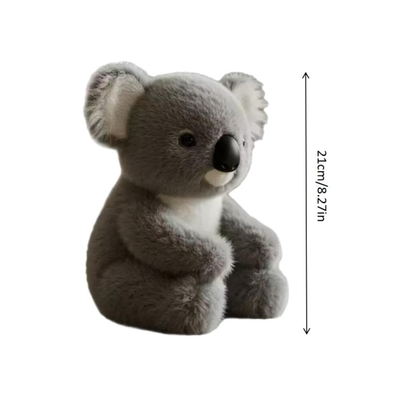 Cute Koala Plush Toy Emotional Support Mimics Natural Movements Soft Stuffed Animal Doll Emotional Healing Party Gift