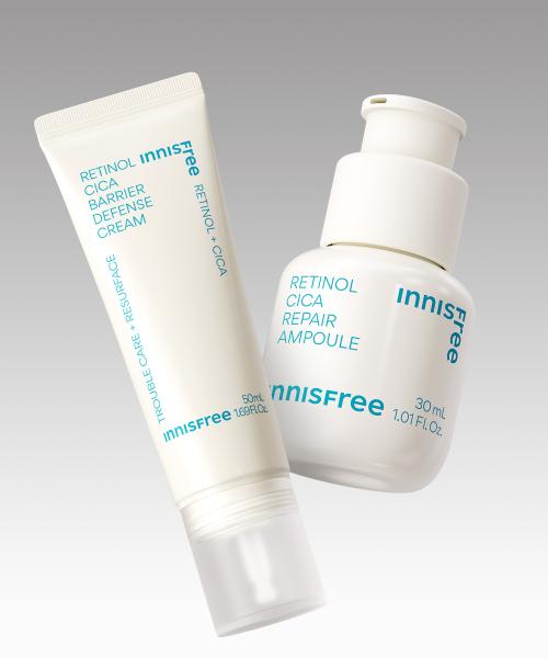 

Innisfree Retinol Cica Trace Ampoule 30ml+ Retinol Cica Trace Barrier Cream 50ml FREE