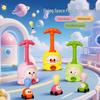 Aerodynamic Balloon Car Toy: Little Pig, Dinosaur, Duck, Astronaut - Press To Fly Children's Educational Toy
