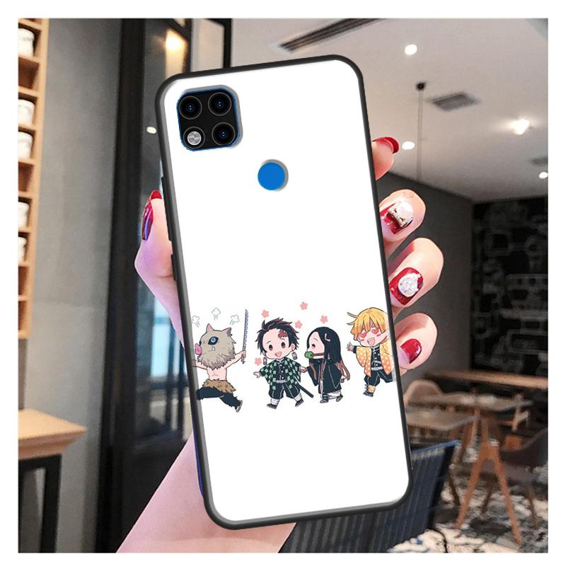 Demon Slayer Kimetsu no Yaiba Funda For Xiaomi Redmi Note 10S 9S 8T 9 Note 10 Pro Note 11 Pro Redmi 9C 9A 9T Soft Case