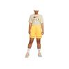 Nike Fly Crossover Logo Embroidered Straight Regular Shorts Women Shorts Yellow DH7326-848