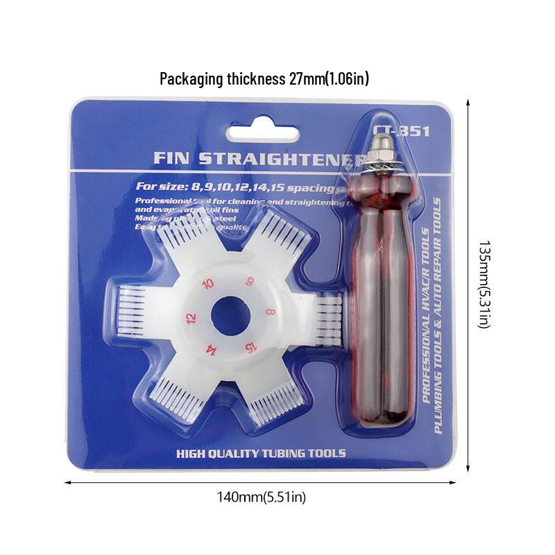 Air Conditioner Evaporator & Condenser Fin Comb and Brush Set