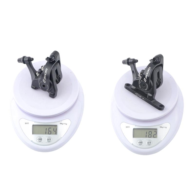 ZOOM DB700 Road Bike Brakes Mechanical Caliper Racing Bicycle Pushes Disc Brake Caliper Piston Line Pull For Rotor 140/160MM