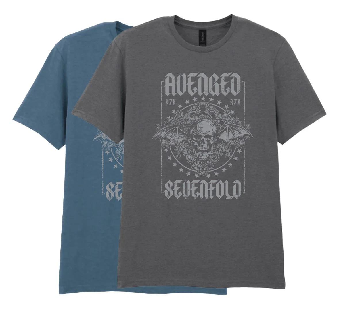 Avenged Sevenfold T-shirt cotton - Heavy Metal / Hard Rock music fans gift tee S