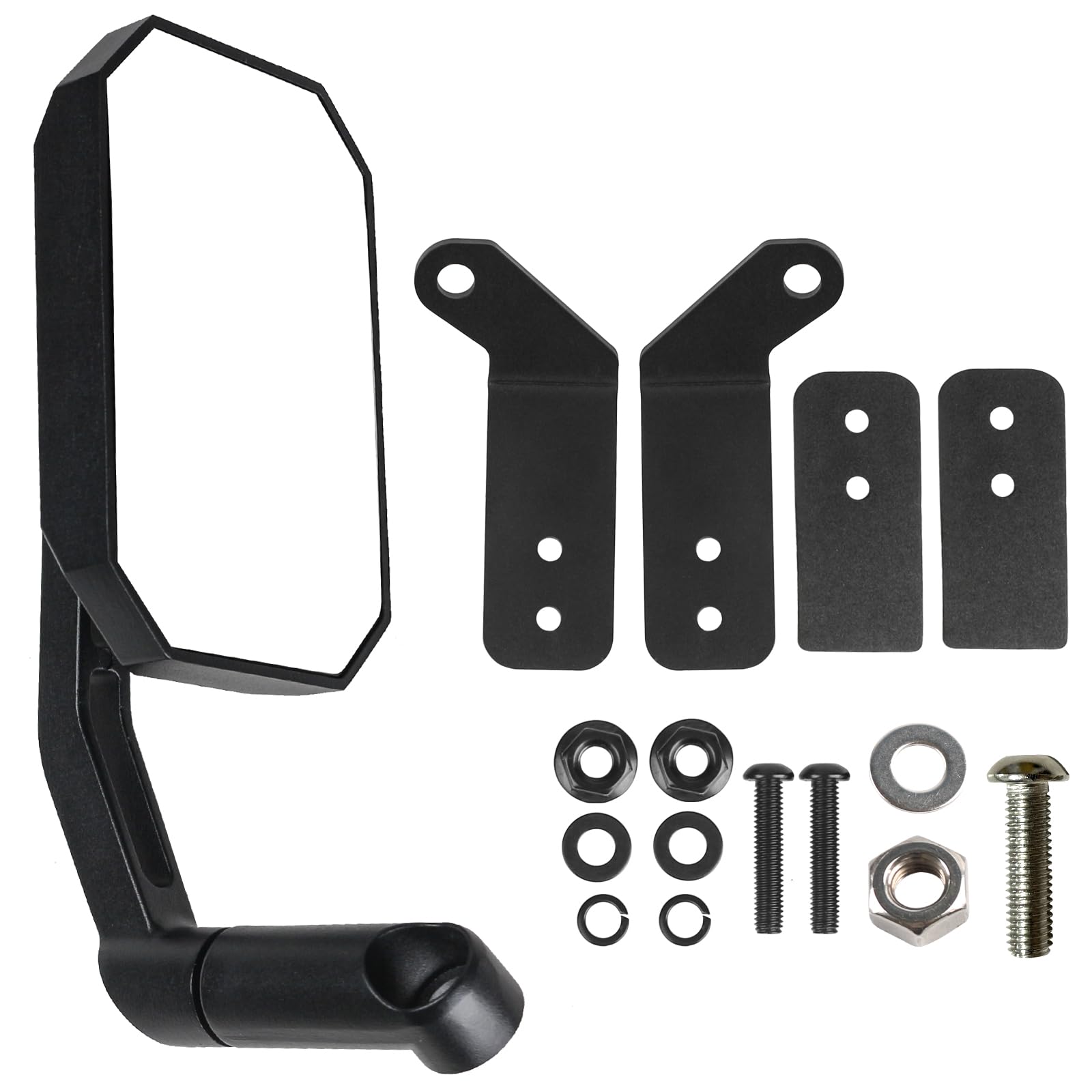 

HENGTUAOTO Adjustable Blind Spot Side Rearview Compatible with Wrangler TJ JK JL JT Bronco Mirror, Mirror, Mirror, (1 Piece) чёрный