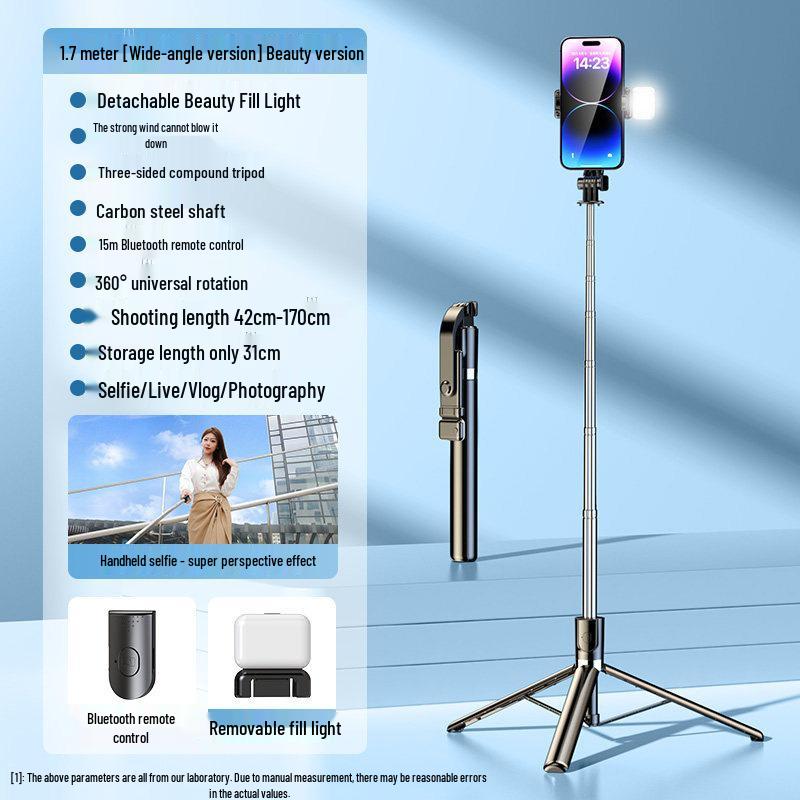 2026 Portable Bluetooth Selfie Stick & Tripod with Remote