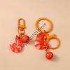 X6HE Simulated Ring Shrimp Design Alloy Plastic Hanging Pendant With For DIY Jewelry Decoration
