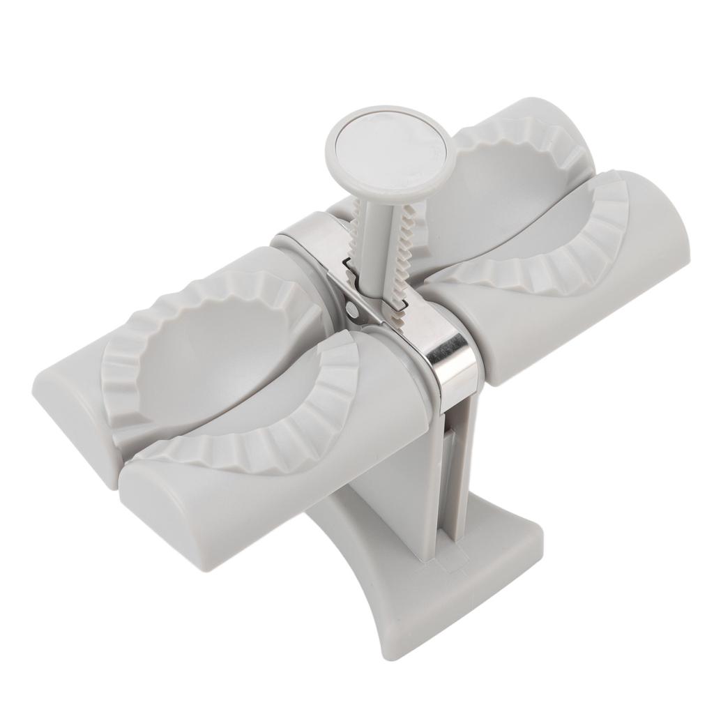 Dumpling Mold Machine Automatic ABS and Stainless Steel Double Head Dumpling Maker for Home Kitchen