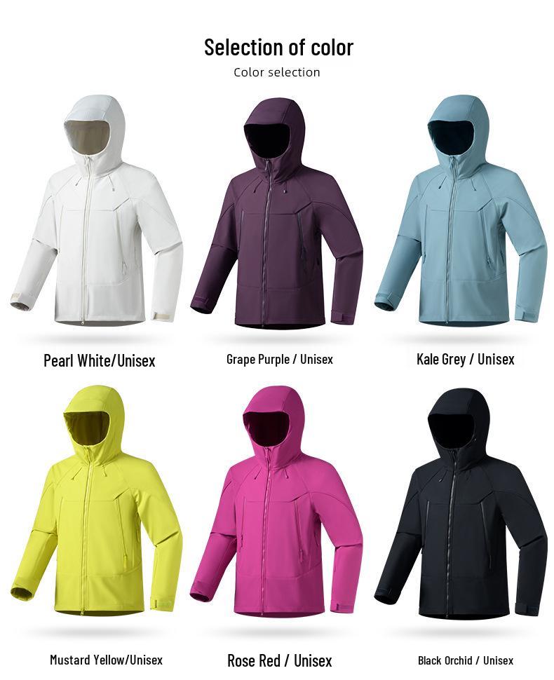 Couple's Soft Shell Jacket - Cold-Resistant, Breathable, Warm, Casual Outdoor Sports Wear
