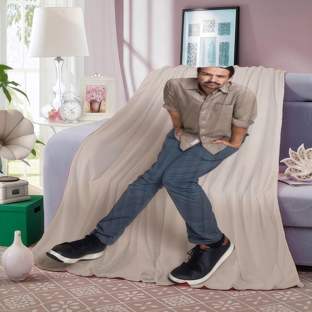 Fashion print L-Lin Manuel Miranda Blanket For Sofa Office Bed Plane Travel Sleep Read Relax Camping Soft And Warm