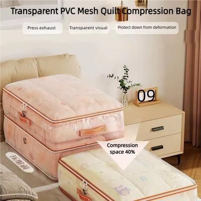 Compression Clothes Storage Bag Large Capacity Blanket Storage Bag Storage Containers for Home Organizing Bedroom Clothing