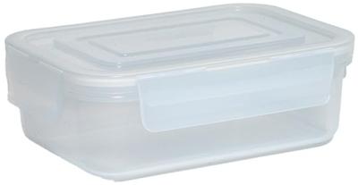 Asvel Food Storage Integrated Suitable for Dishwasher Container, 590ml, Leak-Proof, 4-Point Lock, Gasket, Rice, Pasta, Safe, Antibacterial, WLO-20