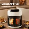 2.5L Air Fryer, Electricfryer Oven Oilless Cooker with Touch Control & Nonstick Basket & Visible Window, Family Size