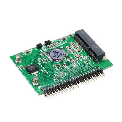 mSATA (PCI-E) SSD To 2.5'' 44Pin IDE Converter Adapter As 2.5 Inch IDE HDD For Laptop 5V