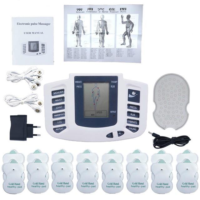 HOMZY Healthy Care Full Body Tens Acupuncture Electric Therapy Massager Meridian Physiotherapy Massager
