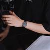 DANIEL WELLINGTON PETITE Series Watch Quartz Movement Stainless Steel Strap Black Dial Men's Watch Simple DW00100345