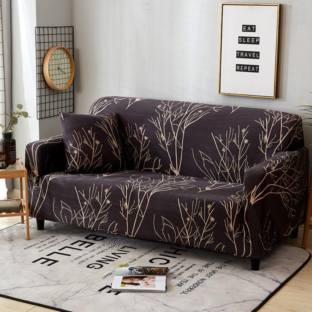 Old Fashioned Armchair Sofa Cover Full Elastic Slip Proof Stretchable Protector