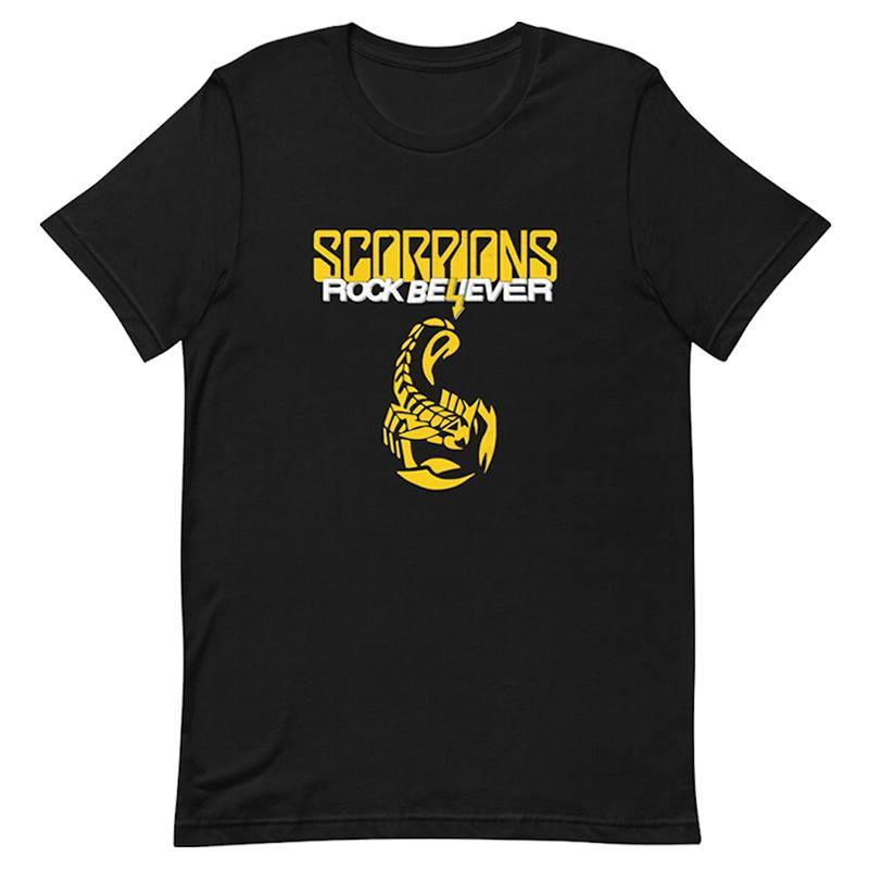 Scorpions A 1984 European Oversized Streetwear Vintage Retro Loosefitting Unisexs Tshirt