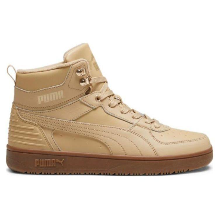 Puma Rebound Rugged Comfortable Durable High-Top Sneakers Unisex Sneakers Yellow 387592-07
