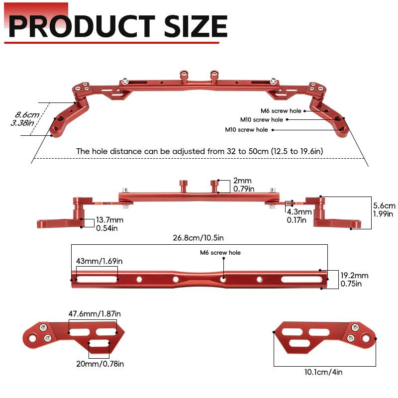 For Yamaha NMAX155 Nmax125 N-MAX155 125 Nmax155 125 Nmax Balance Lever Balance Bar Cross Stand Handlebar Motorcycle Accessories