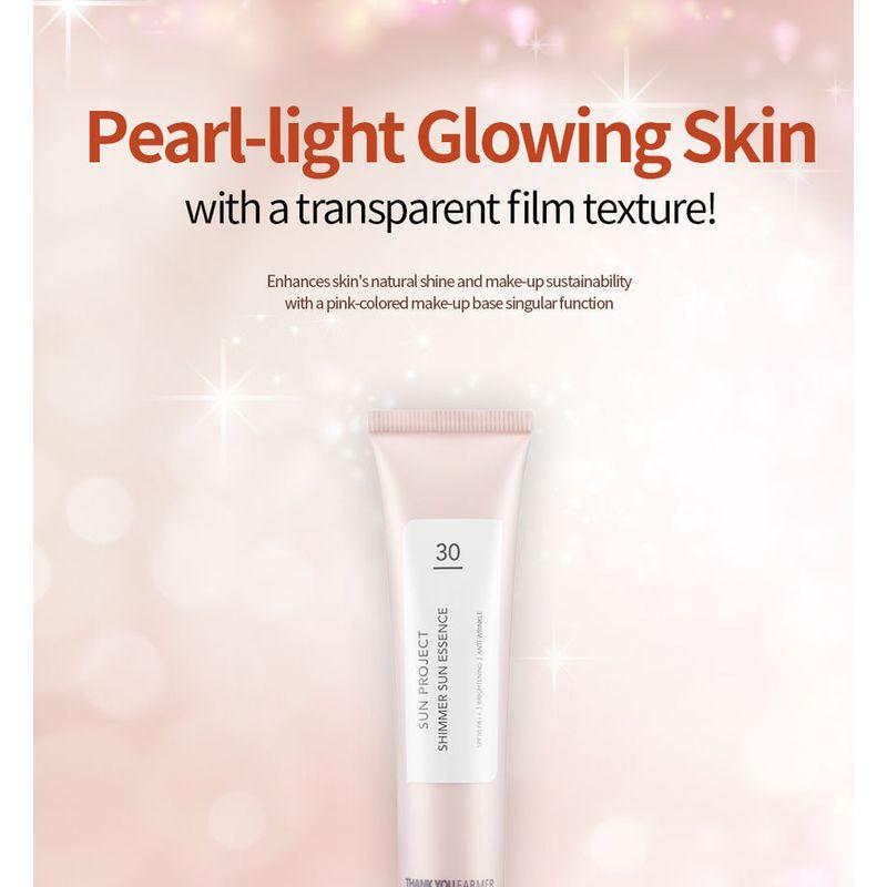THANK YOU FARMER - Sun Project Shimmer Sun Essence SPF30 PA++ 40ml