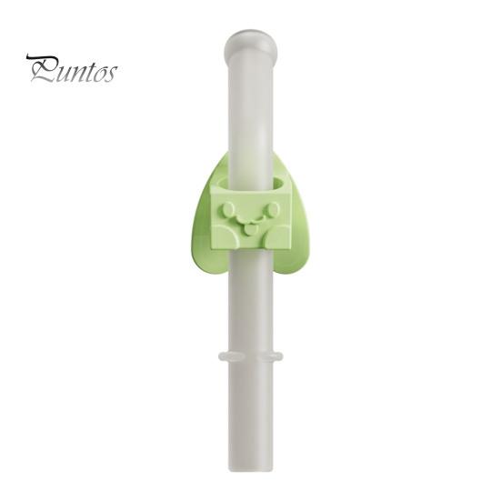 Adjustable Rabbit Buckle Silicone Drinking Straw Children Baby Supplementary Food Porridge Soup Assist Water Cup Straw for Kids