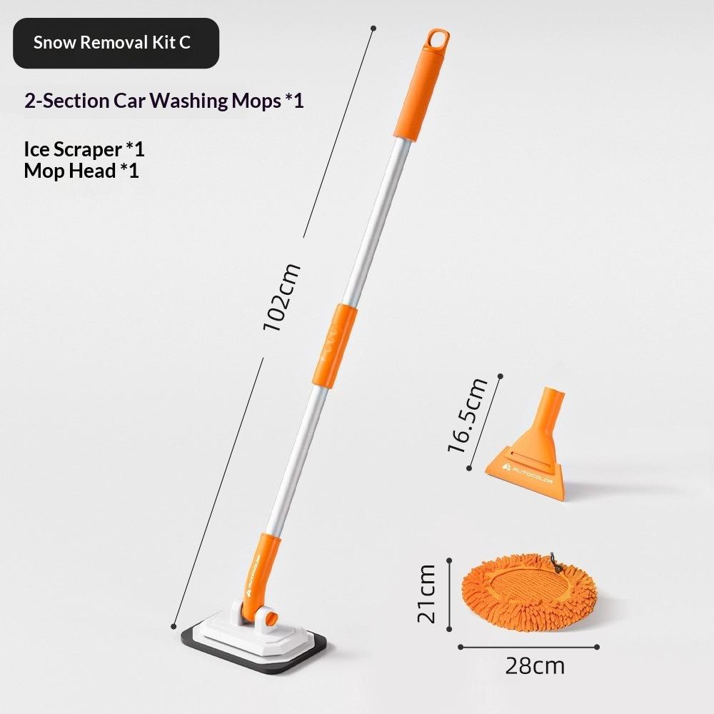 Special Brush for Car Washing Mop with Curved Rod