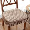 1 tapis de chaise, tapis de chaise antidérapant pour la maison européenne quatre saisons, tapis de chaise de salle à manger épais, coussin de siège, housse de tabouret, coussin de siège, coussin de fesses