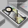 Marble Patterned Metal For Honor Magic 6 50 70 90 5 Lite X7b 200 Pro Nova 10 Nova 5T X6 P30 Pura 70 Ultra Glass Phone Case