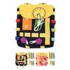 Felt Toddler Backpack with Learning Toys Educational Activity Board for Children Aged 1-3 Digital Nu