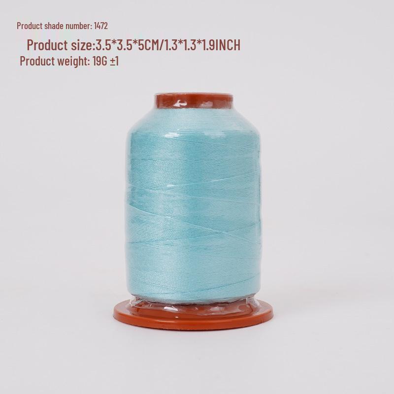 Polyester Sewing Thread: 100 Colors, 500 Yards, Fine Two-Strand, High-Speed, for Hand Sewing