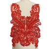 3D White Appliques Glass Beads Rhinestones Crystals Sewing Designer Diy Women Evening Wedding Dress Bodice Patches Decoration